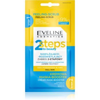 Eveline Cosmetics 2 Steps To Beauty tratament intensiv de hidratare si stralucire faciale