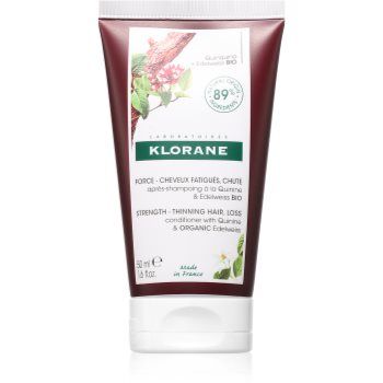 Klorane Quinine & Edelweiss Bio balsam de întărire pentru părul slab, cu tendința de a cădea