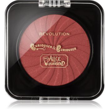 Makeup Revolution X Alice in Wonderland blush cu efect iluminator