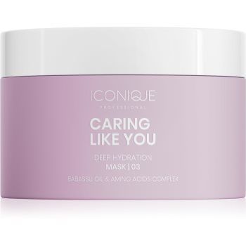 ICONIQUE Professional CARING LIKE YOU Deep Hydration Mask 200ml mască de hidratare profundă pentru păr uscat și deteriorat