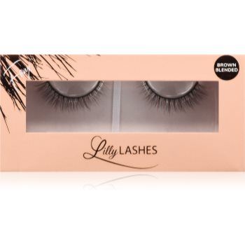 Lilly Lashes Everyday Faux Mink Brown Blended gene false