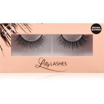 Lilly Lashes Everyday Faux Mink Brown Blended gene false