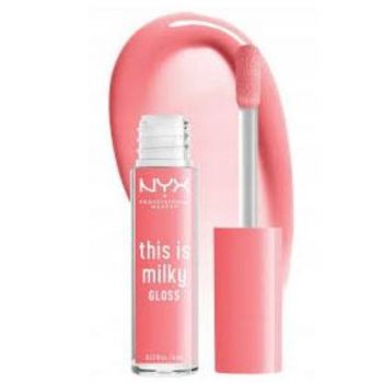 Luciu de buze, NYX Professional Makeup, This Is Milky Lip Gloss, Moo-dy Peach, 4 ml