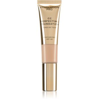 Revolution PRO CC Perfecting fond de ten hidratant si catifelant SPF 30