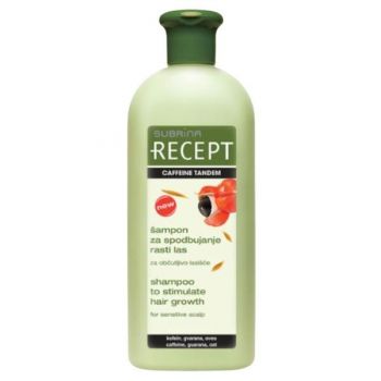 Sampon Impotriva Caderii Parului pentru Scalp Sensibil - Subrina Recept Caffeine Tandem Shampoo, 400 ml