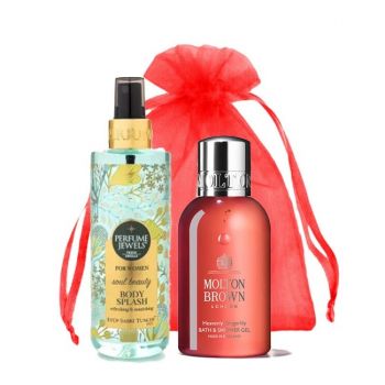 Set Cadou Secret Santa Gel de dus si Spray de Corp Eyup Sabri Tuncer Perfume Jewels Soul Beauty 250 ML