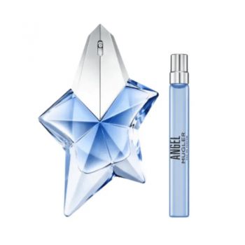 Set cadou Thierry Mugler Angel, Femei, Apa de Parfum, 100 ml + mini Apa de parfum 10 ml