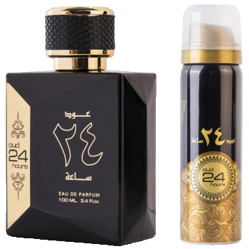 Set Oud 24 Hours, Ard Al Zaafaran, Apa de Parfum, Unisex - 100ml + Deo - 50ml