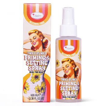 Baza de Machiaj & Spray Fixator theBalm Twice as Nice Priming and