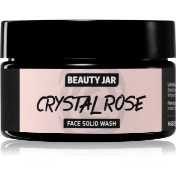 Beauty Jar Crystal Rose sapun pentru curatarea fetei pentru o piele mai luminoasa