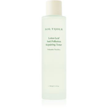 BOUTIJOUR Lotus Leaf Anti-Pollution Repairing Toner tonic esențial calmant pentru piele sensibilă