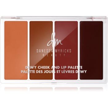 Danessa Myricks Beauty Dewy Cheek & Lip Palette paleta pentru fata multifunctionala faciale