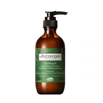 Hallelujah lime & patchouli cleanser & makeup remover 200 ml