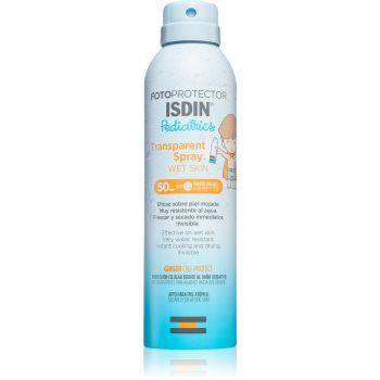 ISDIN Pediatrics Transparent Spray protectie solara pentru copii SPF 50