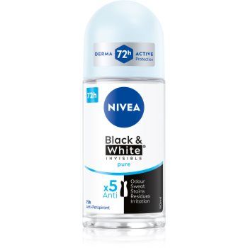 NIVEA Invisible Black & White Pure antiperspirant roll-on