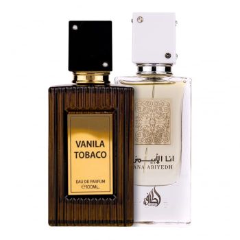 Pachet 2 parfumuri Vanila Tobacco 100 ml si Ana Abiyedh White 100 ml