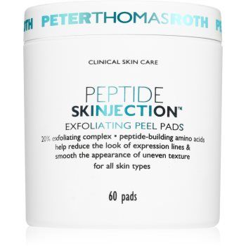 Peter Thomas Roth Peptide Skinjection Exfoliating Peel Pads tampoane exfoliante cu efect de netezire