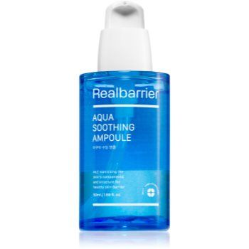 Real Barrier Aqua Soothing Ampoule ser facial hidratant cu efect calmant