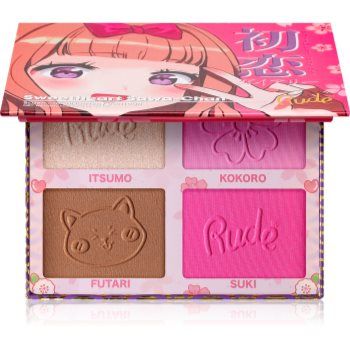 Rude Cosmetics Manga Face Palette paleta pentru fata multifunctionala faciale