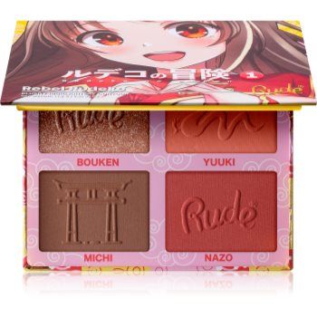 Rude Cosmetics Manga Face Palette paleta pentru fata multifunctionala faciale