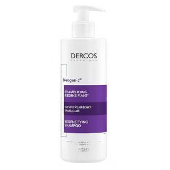 Sampon redensificator Vichy Dercos Neogenic cu stemoxidina pentru par rar, 400 ml