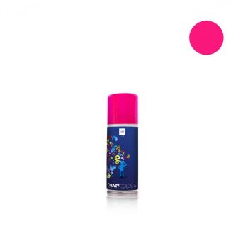 Spray colorant pentru par CRAZY COLOURS - colorare temporara - FUCSIA NEON