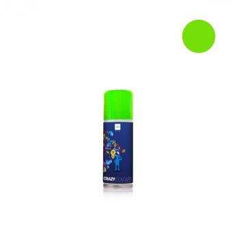 Spray colorant pentru par CRAZY COLOURS - colorare temporara - VERDE NEON