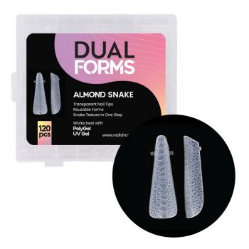 Tips Almond Snake Dual Forms - 120 buc