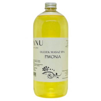 Ulei de Masaj cu Bujor - KANU Nature Massage Oil Piwonia, 1000 ml