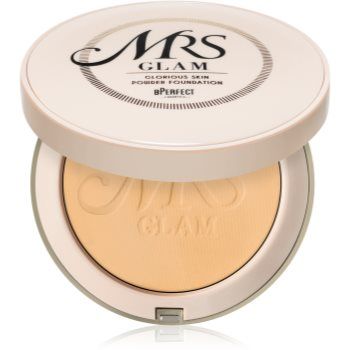 BPerfect Mrs Glam Glorious Skin Powder Foundation pudra compacta pentru un aspect mat