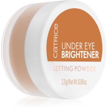 Catrice Under Eye Brightener pudra de fixare cu efect de hidratare