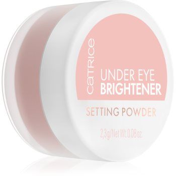 Catrice Under Eye Brightener pudra de fixare cu efect de hidratare