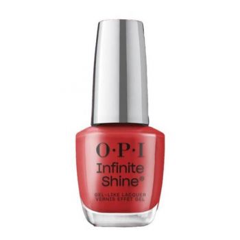 Lac de unghii cu efect de gel, Opi Big Apple Red™, 15 ml