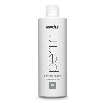 Lotiune Ondulatoare Permanenta pentru Par Dificil de Ondulat - Subrina Professional Perm Lotion Forte F, 450 ml