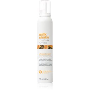 Milk Shake Moisture & More Whipped Cream tratament de hidratare fara clatire pentru par uscat