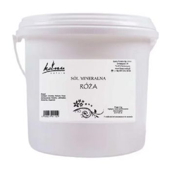 Sare de Baie Minerala cu Trandafiri - KANU Nature Sol Mineralna Roza, 6000 g