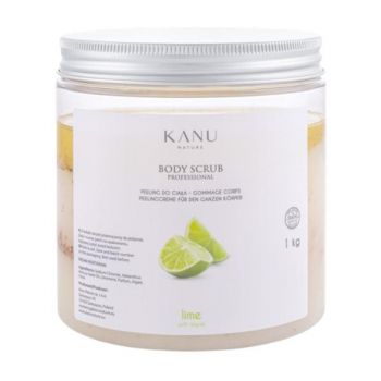 Scrub Exfoliant pentru Corp cu Lime si Alge - KANU Nature Body Scrub Professional Lime with Algae, 1000 g