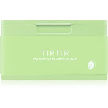 TIRTIR Ampoule Mask Tea Tree Clear mască textilă calmantă pentru pielea problematica