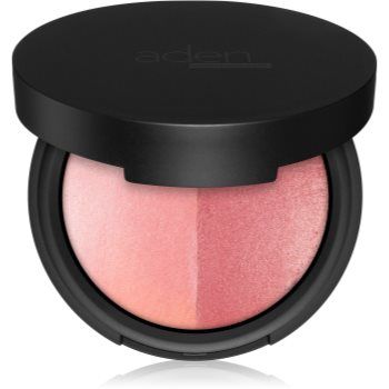 Aden Cosmetics Terracotta Baked Blusher Duo fard de obraz sub forma de pudra