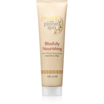 Avon Planet Spa Blissfully Nourishing masca hranitoare pentru maini si picioare