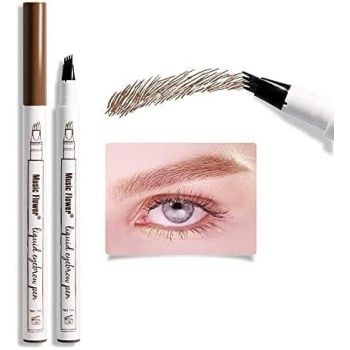 Creion Sprancene cu efect Microblading, Makeup, Fine Sketch Tattoo, Light Brown