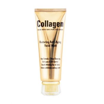 Crema de fata, pentru acnee si riduri, cu 100% colagen pur, Wokali, Collagen Restoring, 15 ml