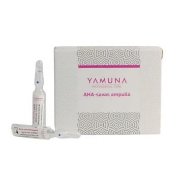 Fiole Ser cu AHA 15% - Yamuna AHA-Savas Ampulla, 5 x 2 ml