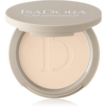 IsaDora The No Compromise Matte Longwear Powder pudra compacta pentru un aspect mat