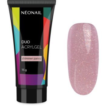 NEONAIL Duo Acrylgel Shimmer Pansy gel pentru modelarea unghiilor