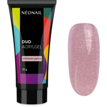 NEONAIL Duo Acrylgel Shimmer Pansy gel pentru modelarea unghiilor