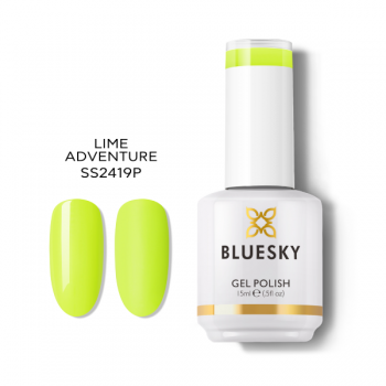 Oja semipermanenta Bluesky UV Lime Adventure 15ml