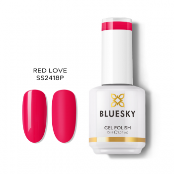 Oja semipermanenta Bluesky UV Red Love 15ml