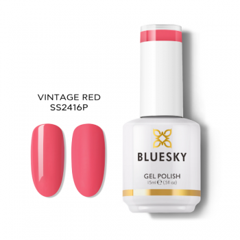 Oja semipermanenta Bluesky UV Vintage Red 15ml