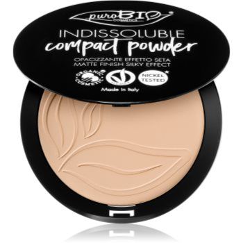 puroBIO Cosmetics Indissouble pudra compacta cu efect matifiant